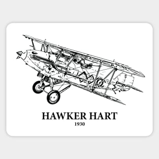 Hawker Hart 1930 British Biplane Light Bomber Sticker